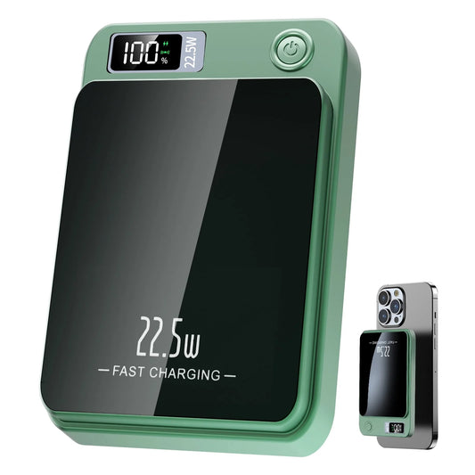 Magnetic Wireless Portable Charger for Iphone/Iwatch Charger,10000Mah Power Bank with Display,22.5W Fast Charging Travel Battery Pack Compatible with Iphone,Watch,Samsung,Phone Wireless Charger