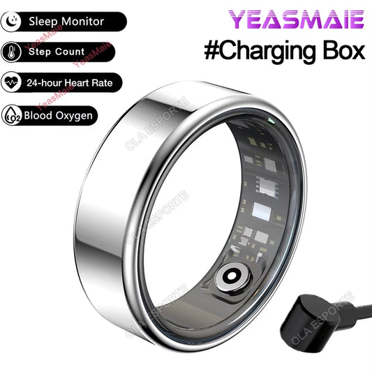 2025 Smart Ring Men Women 5ATM & IP68 Waterproof Health Monitoring Heart Rate Sleep Monitor Muilt Sport Modes Tracker Smartring